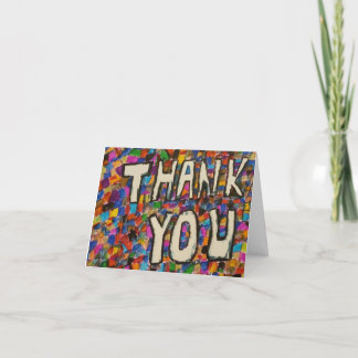 Folded Thank You Card