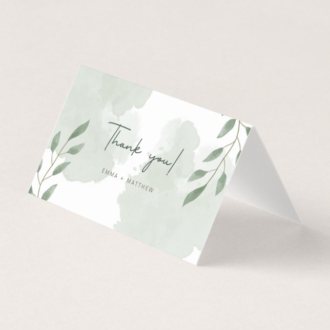 Folded Thank You Card (Front)