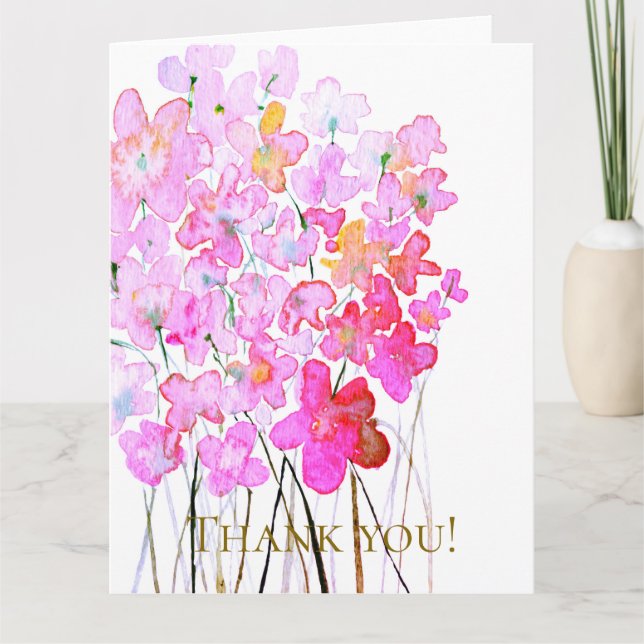 Folded Thank You Card (Front)