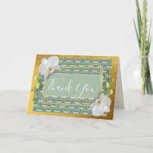 Folded Thank You Card