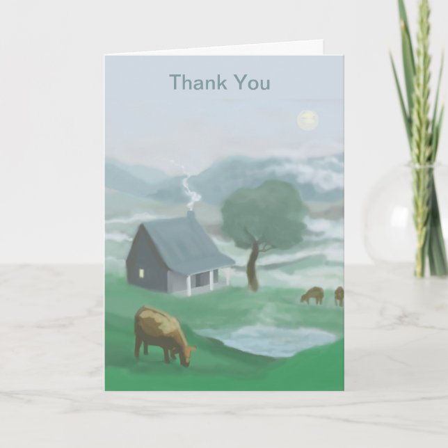 Folded Thank You Card (Front)