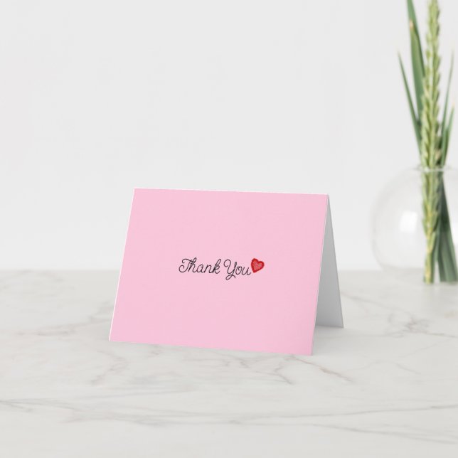 Folded Thank You Card (Front)