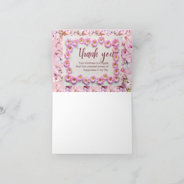 Folded Thank You Card (Inside)