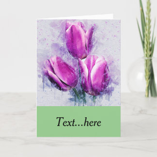 Folded Thank You Card