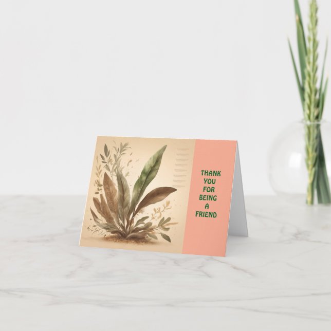 Folded Thank You Card (Front)