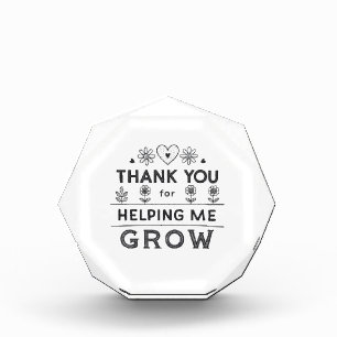 Folded Thank You Card Acrylic Award