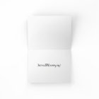 Folded Thank You Card - I Love Theater