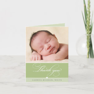 FOLDED THANK YOU CARD: nice type 3