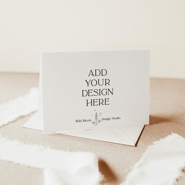 Folded Thank You Card Printing, Upload Your Design (Creator Uploaded)