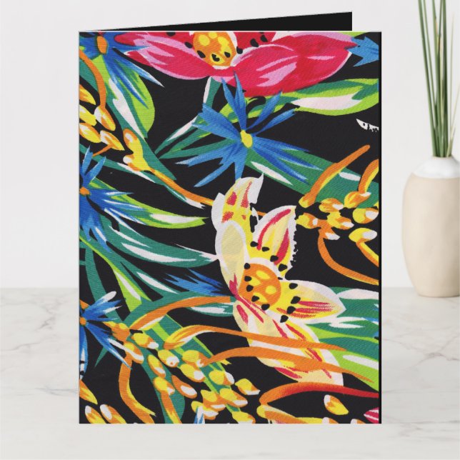 Folded Tropical Greeting Cards (Front)
