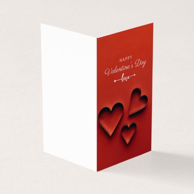 Folded Valentine's Day Card (Outside)