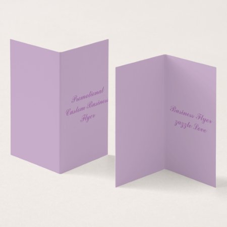 Folded Vertical Book Business Card