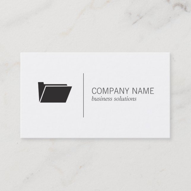 Folder | Business Business Card (Front)
