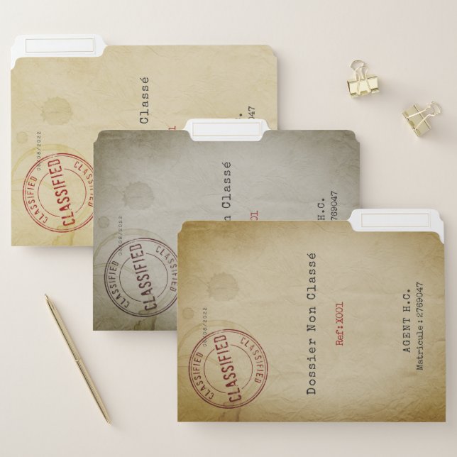 Folder not classified editable text (Set)