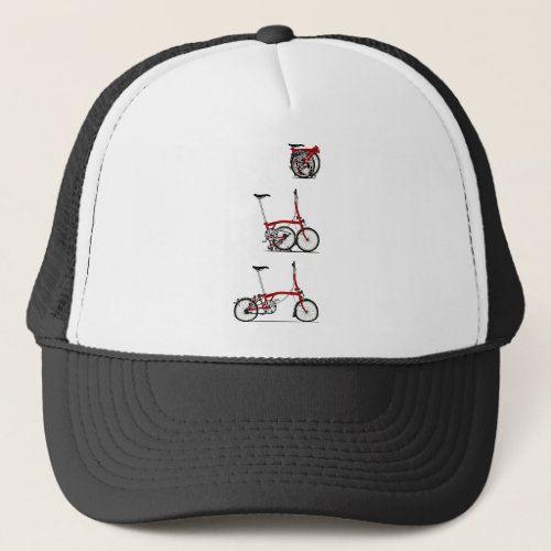 Folding Bike Trucker Hat
