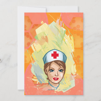 folding card - nurse