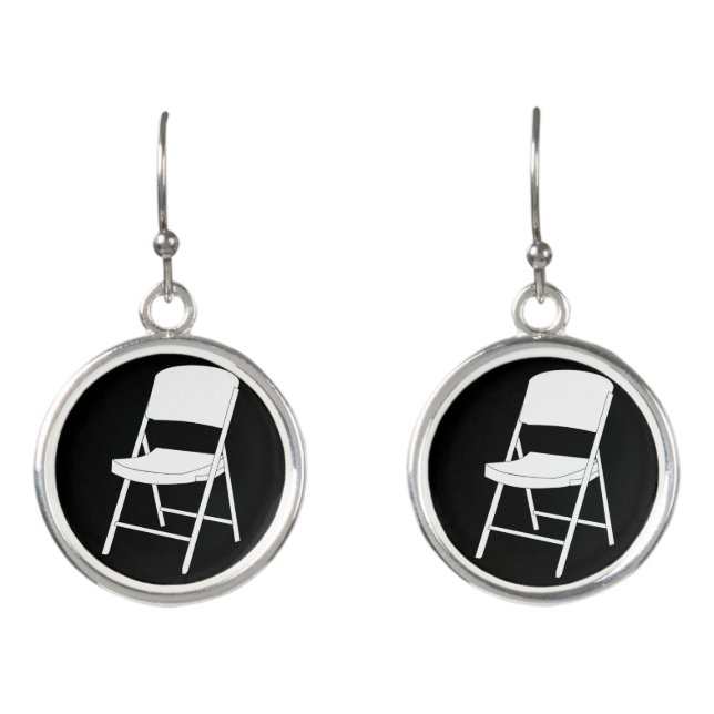 Folding Chair  Earrings (Front)