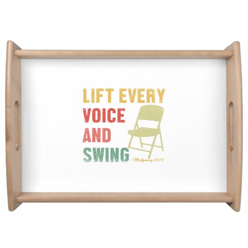 Folding Chair Lift Every Voice and Swing Trending  Serving Tray