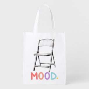 Folding Chair Mood Montgomery Alabama Brawl Grocery Bag