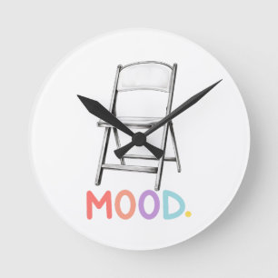 Folding Chair Mood Montgomery Alabama Brawl Round Clock