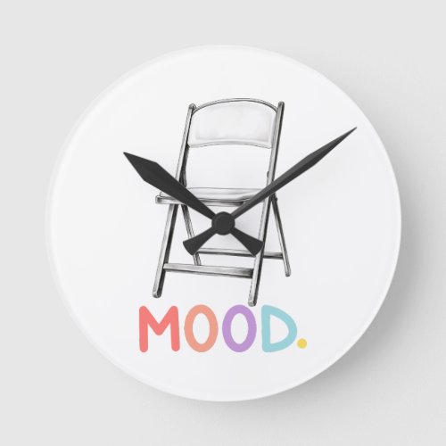 Folding Chair Mood Montgomery Alabama Brawl Round Clock