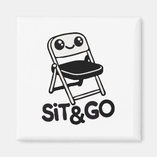 Folding Chair Sit & Go Magnet