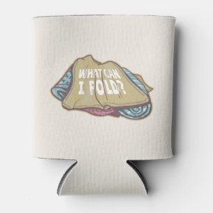 Folding clothes, laundry day can cooler