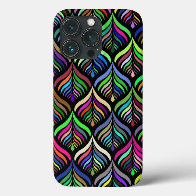 Folding Colors Abstract Rainbow Case-Mate iPhone Case (Back)