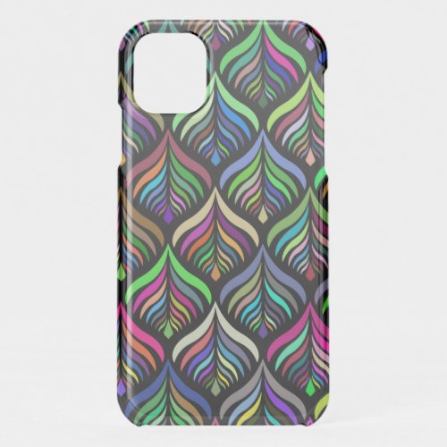 Folding Colors Abstract Rainbow iPhone 11 Case