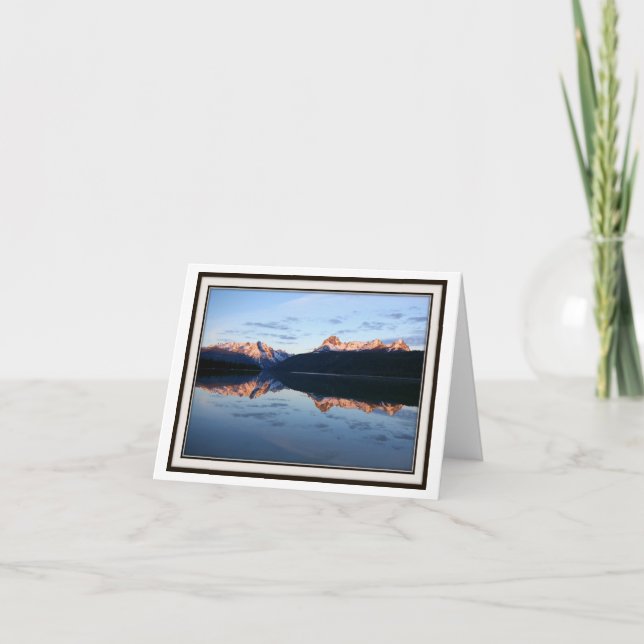 Folding Greeting Card - Redfish Lake, Idaho (Front)