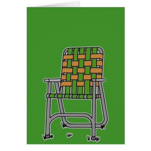 Folding Lawn Chair Cards (Front)