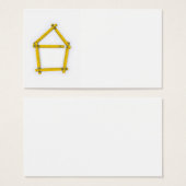 folding ruler - house shape (Front & Back)