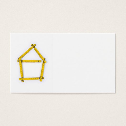 folding ruler - house shape (Front)