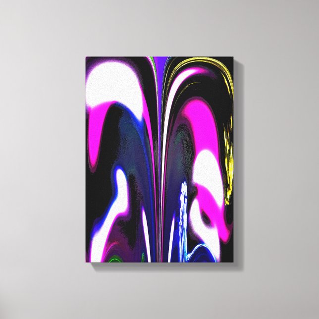 Folding time abstract art canvas print (Front)