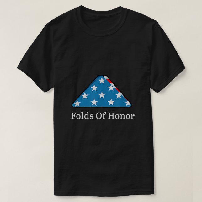 Folds of Honor fallen military first responders pa T-Shirt (Design Front)