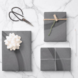 Folds or Gray   Wrapping Paper Sheets