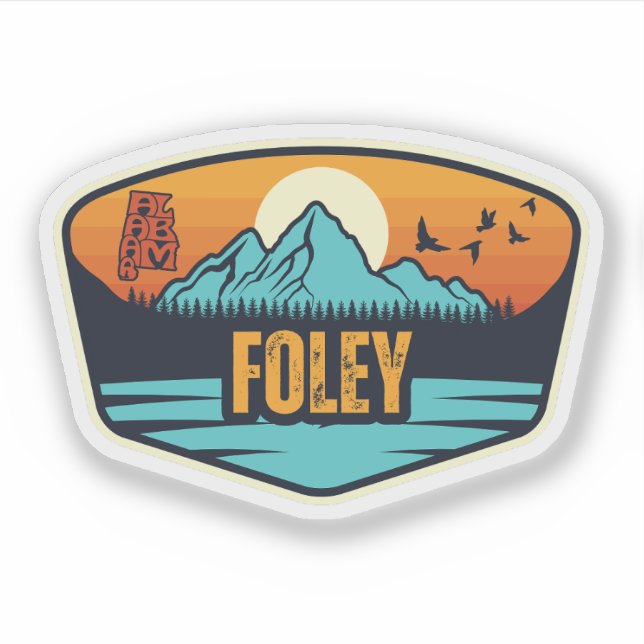 Foley, Alabama Sticker (Front)