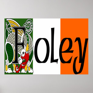 Foley Celtic Dragon Print