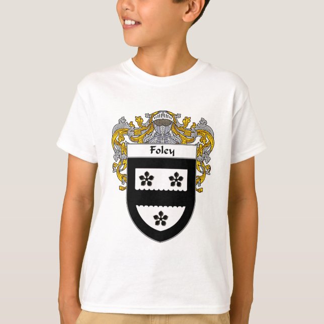 Foley Coat of Arms (Mantled) T-Shirt (Front)