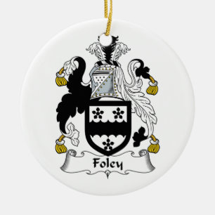 Foley Family Crest Ceramic Ornament
