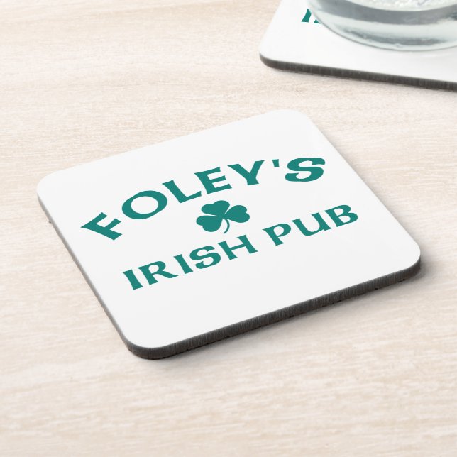 Foley's Irish Pub   Beverage Coaster (Left Side)