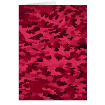 Foliage Abstract Pop Art Blush Red Card Foliage Abstract Pop Art Blush Red Card