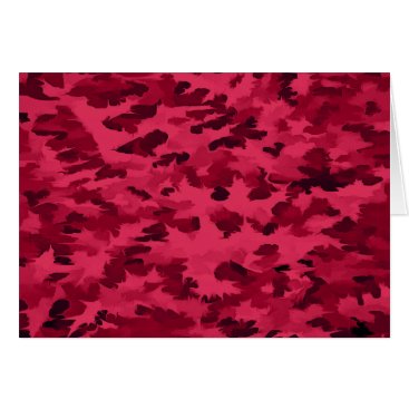 Foliage Abstract Pop Art Blush Red Card Foliage Abstract Pop Art Blush Red Card