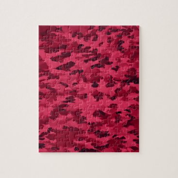 Foliage Abstract Pop Art Blush Red Jigsaw Puzzle Foliage Abstract Pop Art Blush Red Jigsaw Puzzle
