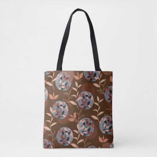 Foliage and Leaves in the Autumn Pattern Tote Bag