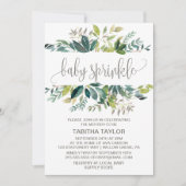 Foliage Baby Sprinkle Invitation (Front)