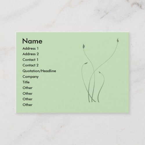 Foliage | business card