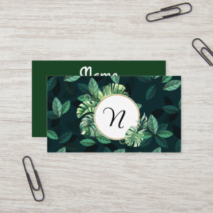 Foliage business cards