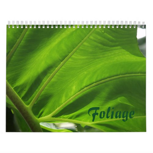 Foliage Calendar