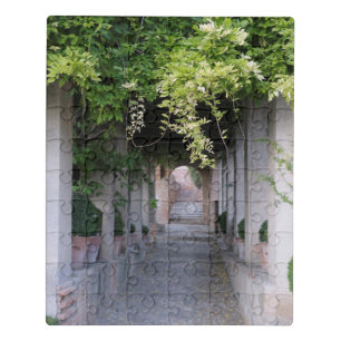 Foliage Covered Walkway, Spain Jigsaw Puzzle